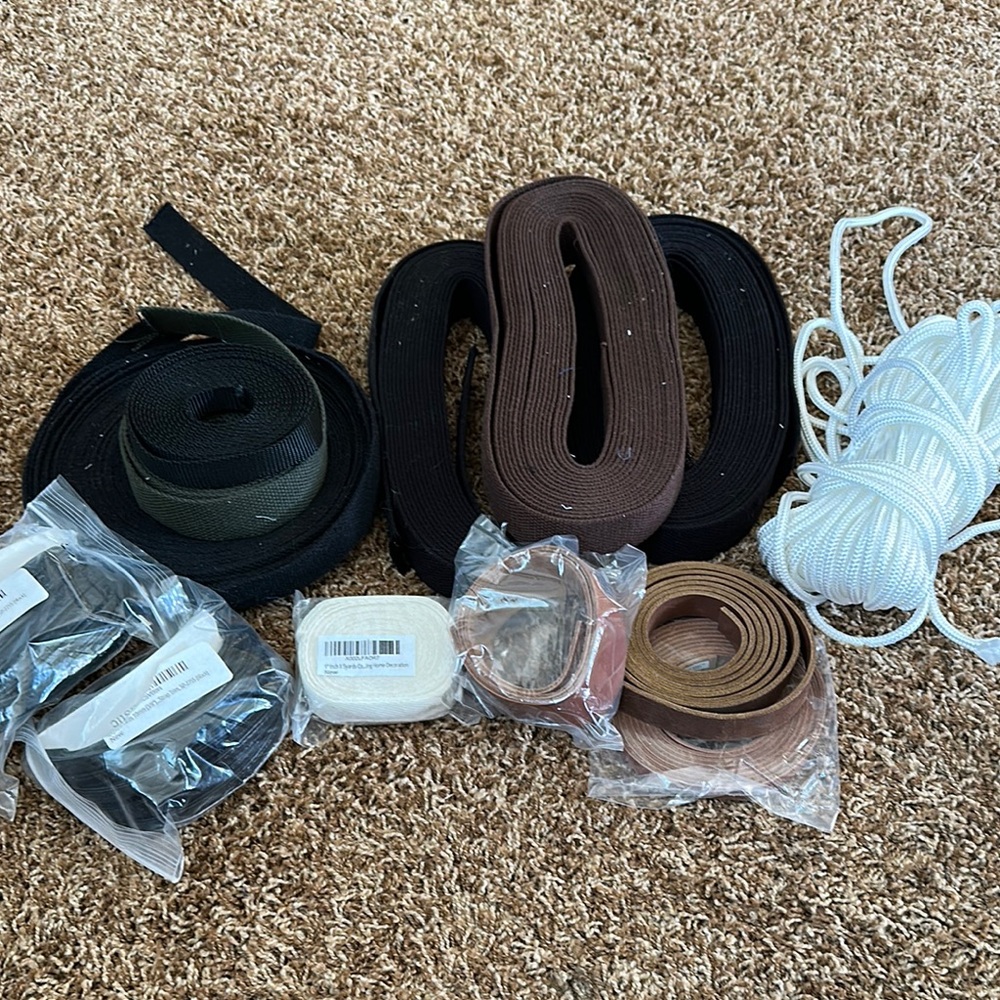 Assorted Crafting Straps and Cords